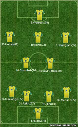 Norwich City Formation 2014