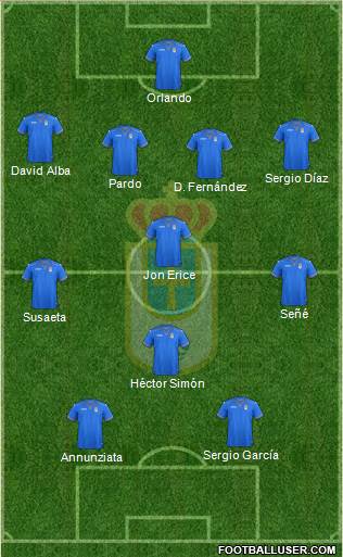 Real Oviedo S.A.D. Formation 2014