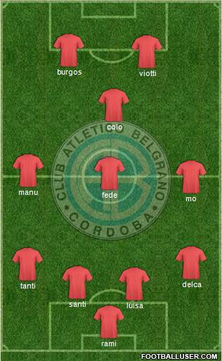 Belgrano de Córdoba Formation 2014