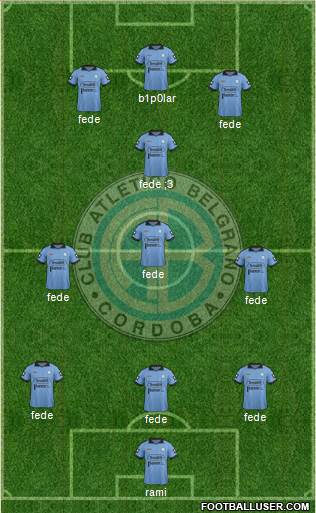 Belgrano de Córdoba Formation 2014