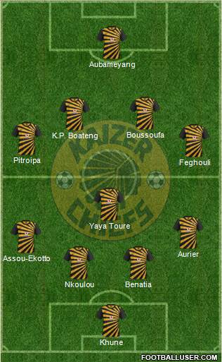 Kaizer Chiefs Formation 2014