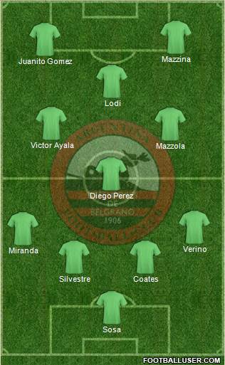 Defensores de Belgrano Formation 2014