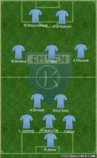 BSV Kickers Emden Formation 2014