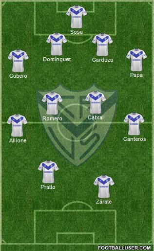 Vélez Sarsfield Formation 2014