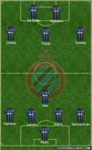 Club Brugge KV Formation 2014