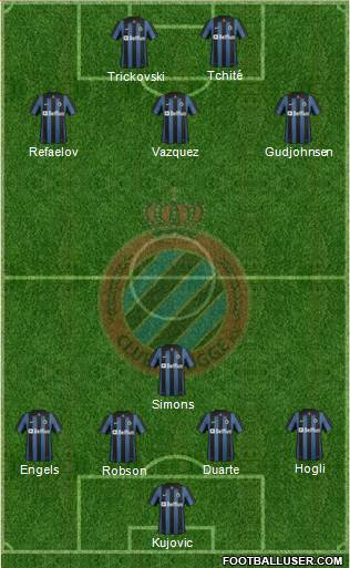 Club Brugge KV Formation 2014