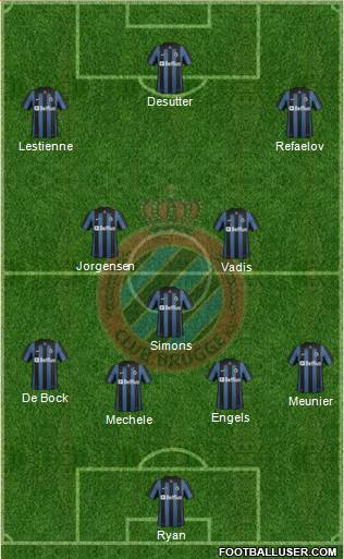 Club Brugge KV Formation 2014