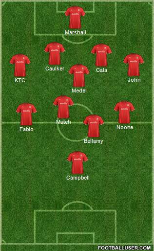 Cardiff City Formation 2014