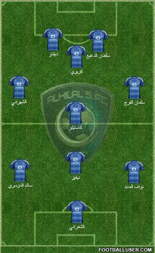 Al-Hilal (KSA) Formation 2014