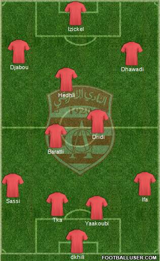 Club Africain Tunis Formation 2014