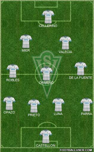 CD Santiago Wanderers S.A.D.P. Formation 2014