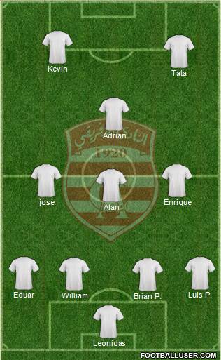 Club Africain Tunis Formation 2014