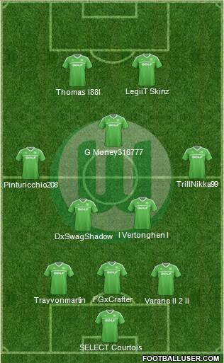 VfL Wolfsburg Formation 2014