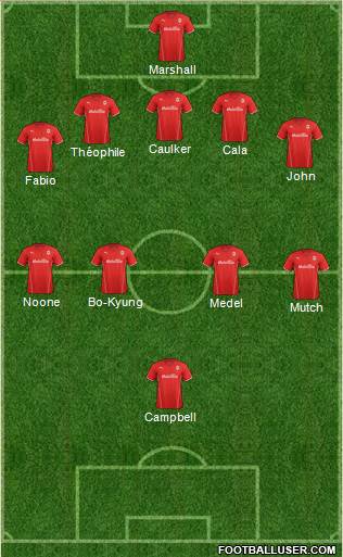 Cardiff City Formation 2014