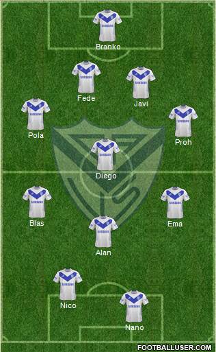 Vélez Sarsfield Formation 2014