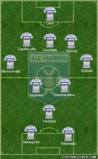 A.J. Auxerre Formation 2014