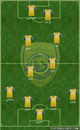 Al-Nassr (KSA) Formation 2014