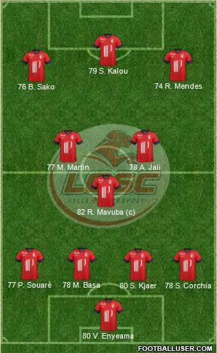 LOSC Lille Métropole Formation 2014