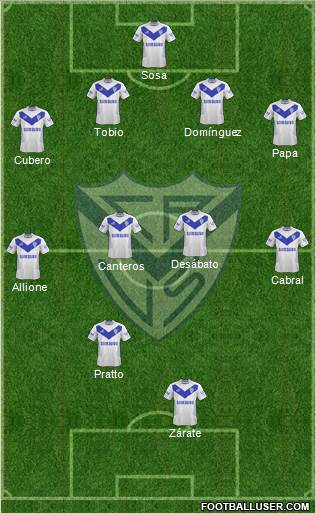 Vélez Sarsfield Formation 2014