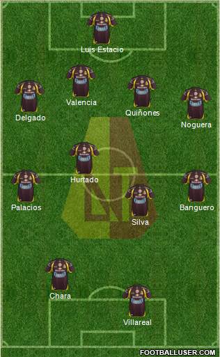 CC Deportes Tolima Formation 2014