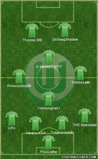 VfL Wolfsburg Formation 2014