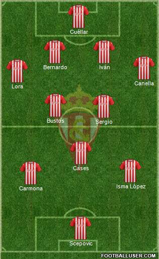 Real Sporting S.A.D. Formation 2014