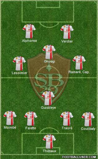 Stade Brestois 29 Formation 2014