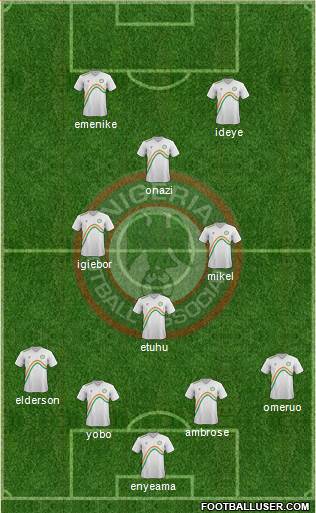 Nigeria Formation 2014