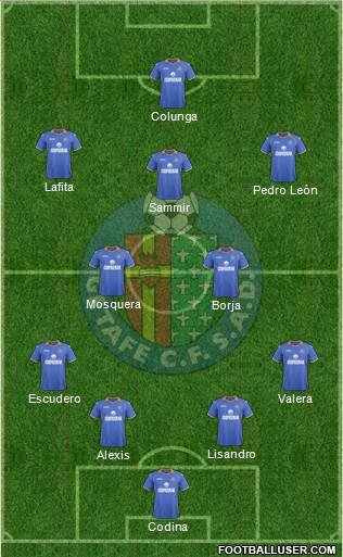 Getafe C.F., S.A.D. Formation 2014