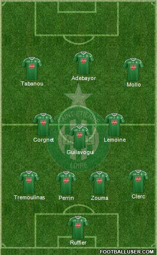 A.S. Saint-Etienne Formation 2014