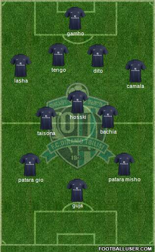 Dinamo Tbilisi Formation 2014