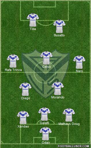 Vélez Sarsfield Formation 2014