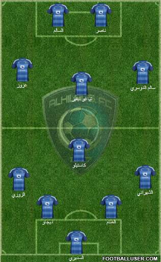 Al-Hilal (KSA) Formation 2014