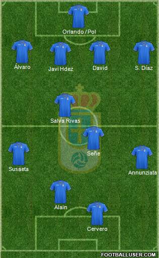 Real Oviedo S.A.D. Formation 2014