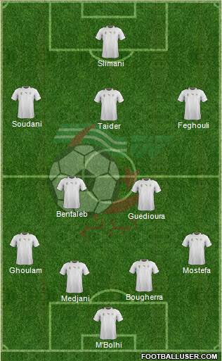 Algeria Formation 2014