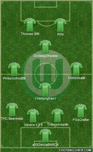 VfL Wolfsburg Formation 2014