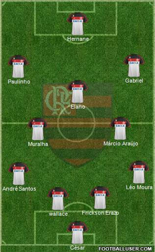 CR Flamengo Formation 2014