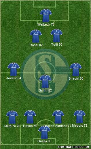 FC Schalke 04 Formation 2014