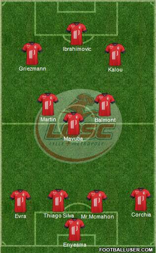 LOSC Lille Métropole Formation 2014