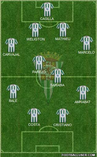 Córdoba C.F., S.A.D. Formation 2014