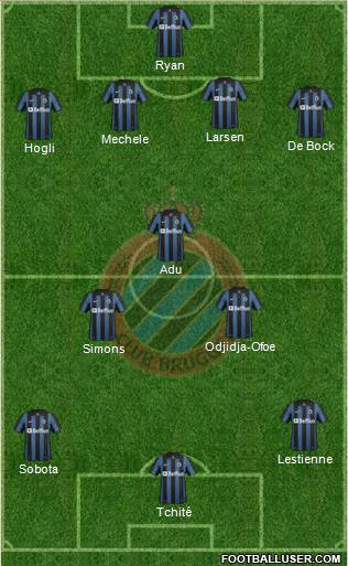 Club Brugge KV Formation 2014