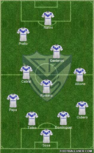 Vélez Sarsfield Formation 2014