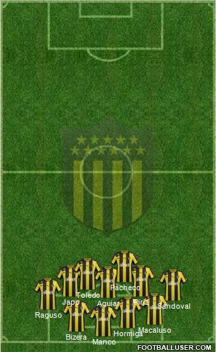 Club Atlético Peñarol Formation 2014