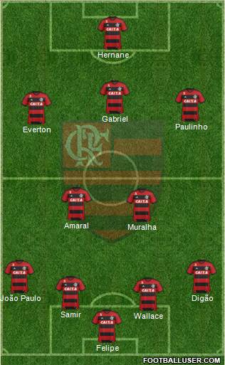 CR Flamengo Formation 2014