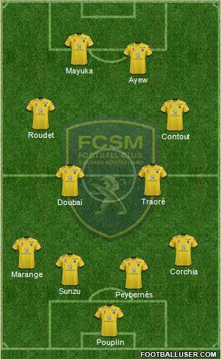 FC Sochaux-Montbéliard Formation 2014