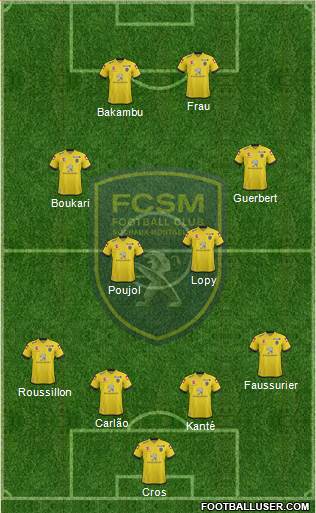 FC Sochaux-Montbéliard Formation 2014