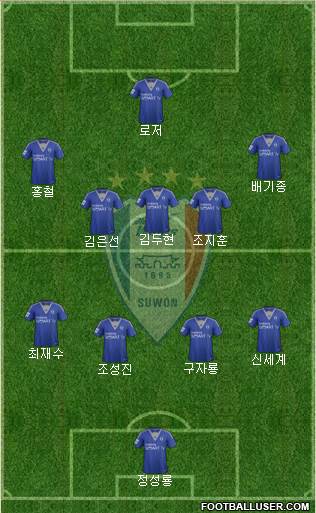 Suwon Samsung Blue Wings Formation 2014