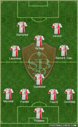 Stade Brestois 29 Formation 2014