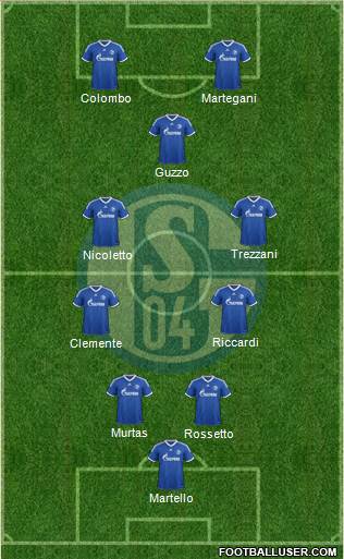 FC Schalke 04 Formation 2014