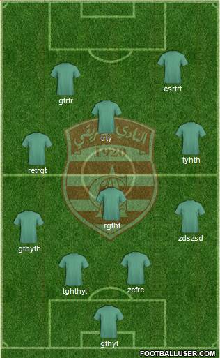 Club Africain Tunis Formation 2014